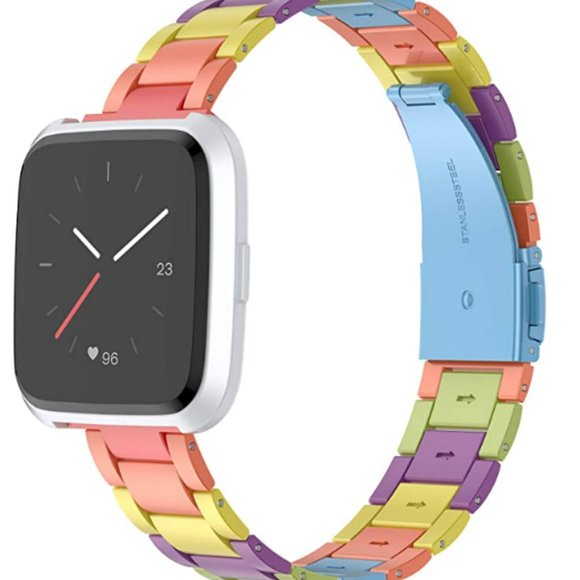 Fitbit Versa/Versa 2 /Versa Lite/Versa SE Band Ultra-Thin Lightweight - Colorful